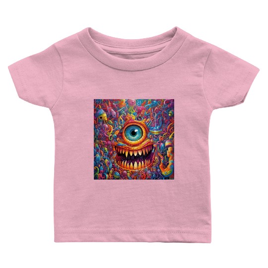 Going On a Little Trip - Cyclops and Teeth Psyched Baby T Shirts
