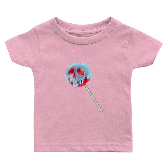 Poison Apple Halloween Candy Lollipop Baby T Shirts