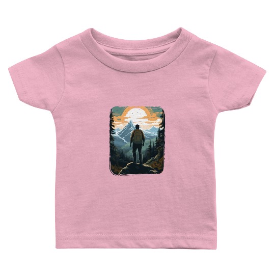 Forest nature trekking adventure Baby T Shirts