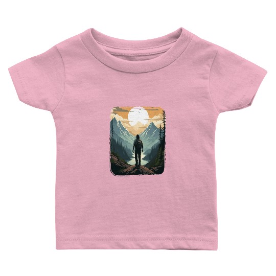 Forest nature trekking adventure Baby T Shirts
