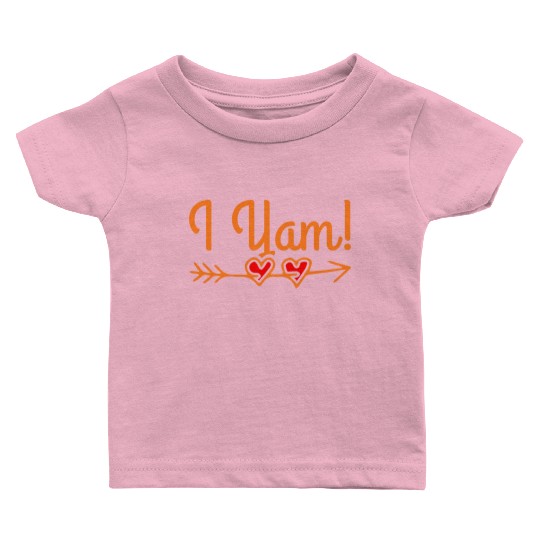 She's My Sweet Potato I Yam Thanksgiving Baby T Shirts