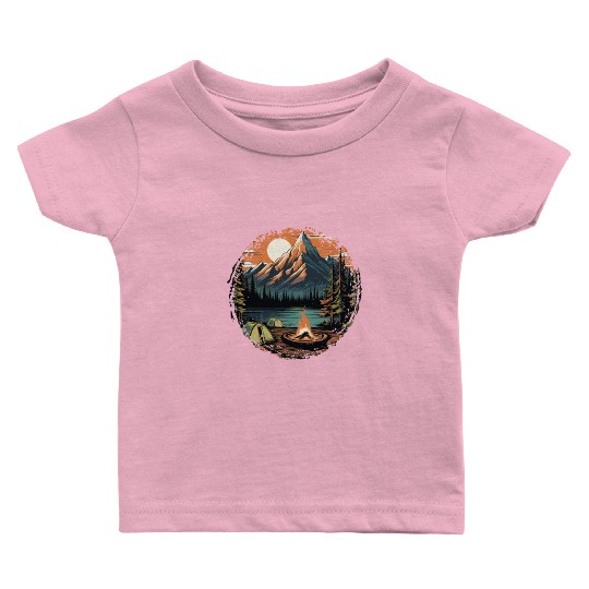 Forest nature trekking adventure Baby T Shirts