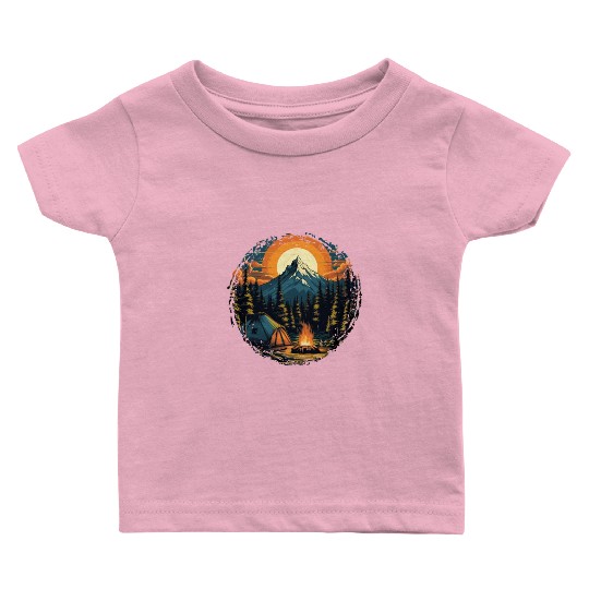 Forest nature trekking adventure Baby T Shirts