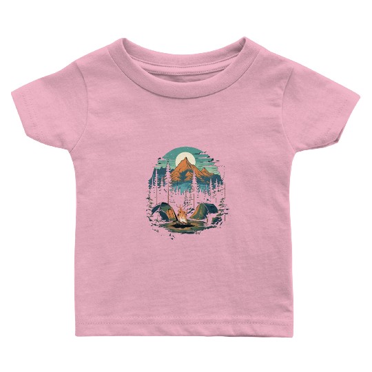 Forest nature trekking adventure Baby T Shirts