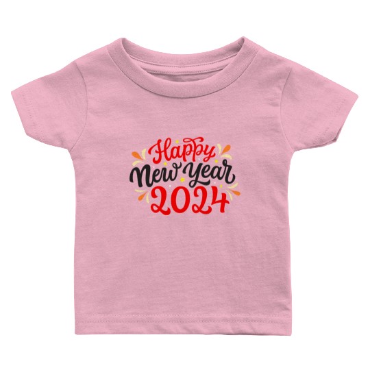 Happy New Year 2024 Baby T Shirts