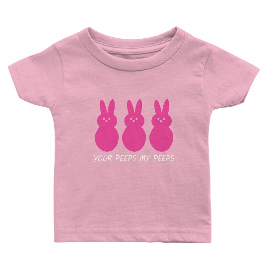 Easter Bunny Peeps Dab Dabbing Baby T Shirts