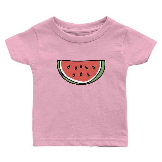 Fresh Slice Watermelon Lover Baby T Shirts