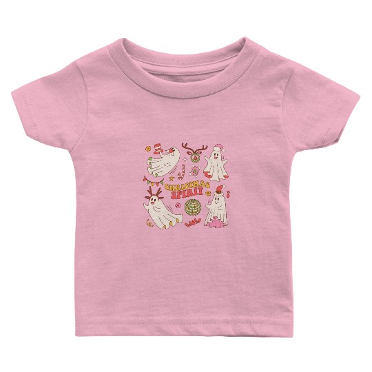 CHRISTMAS SPIRIT Baby T Shirts