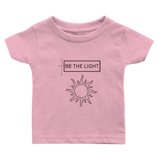 Adorise BE THE LIGHT Design Baby T Shirts