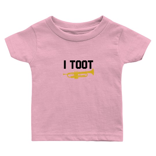 I Toot Funny Jazz Trumpet Player Jazz School Band Baby T Shirts