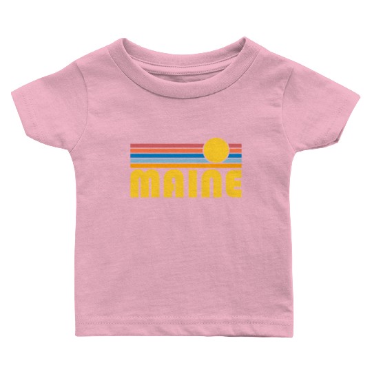 Maine Sunset Maine Baby T Shirts