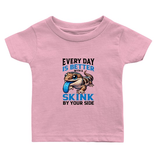 Lizard Collector Reptile Lover Blue Tongue Skink Baby T Shirts