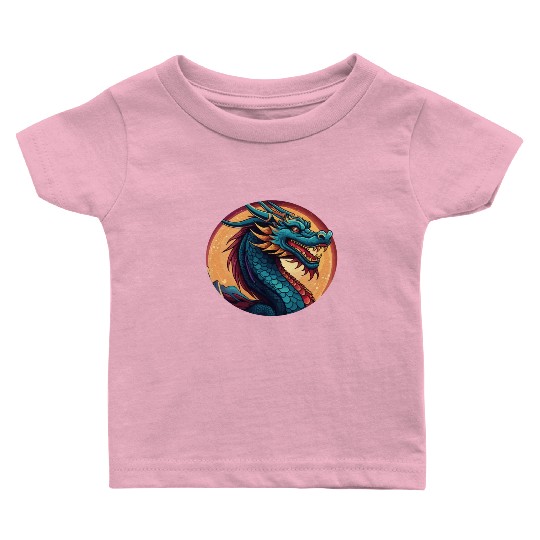 traditional Chinese dragon Baby T Shirts