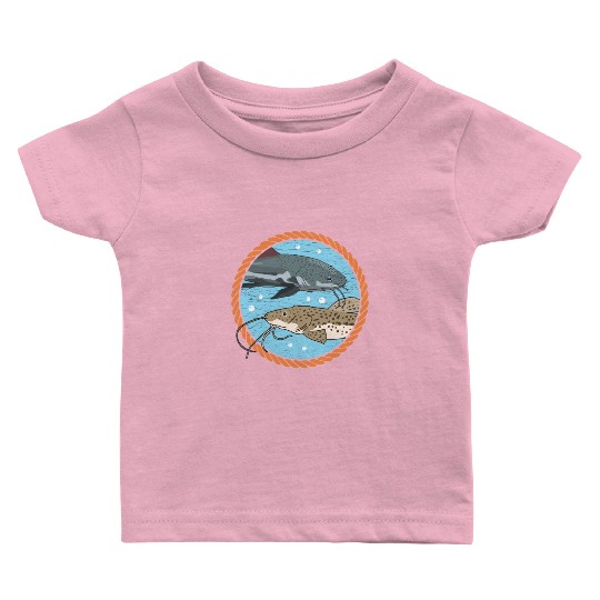 Catfish Fisherman Catfishing Catfishes Baby T Shirts