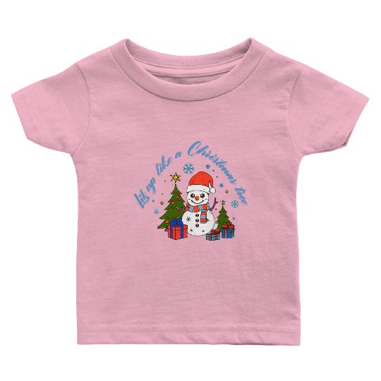 Lit up like a Christmas tree Baby T Shirts