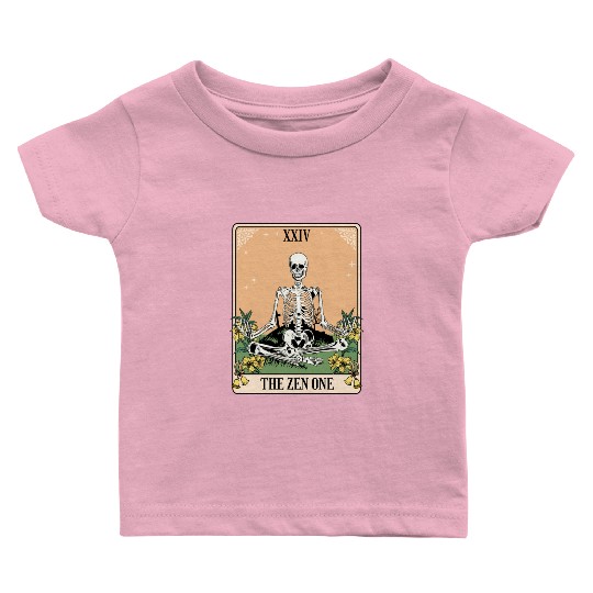 Funny Tarot Card Yoga Meditation Zen Baby T Shirts