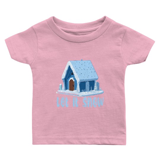 Let It Snow Winter Baby T Shirts