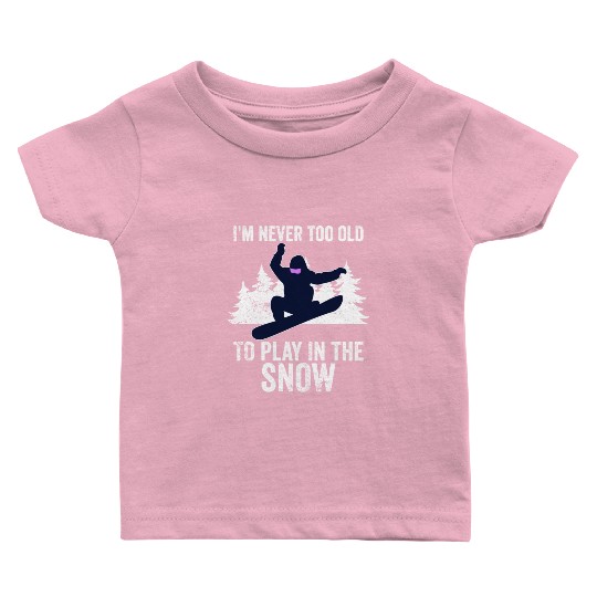 Funny Snowboarding Gifts Snowboard Snowboarder Baby T Shirts