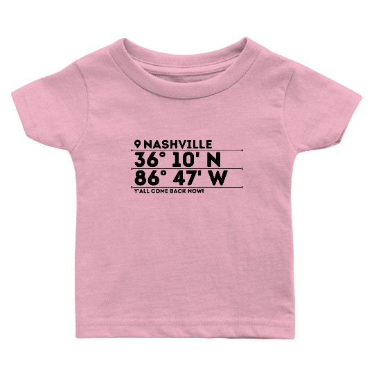 Nashville: Music City, USA Baby T Shirts