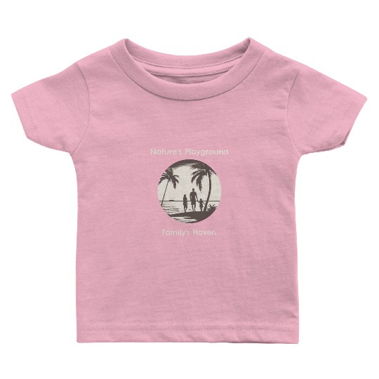 NATURES PLAYGROUND FAMILYS HAVEN Baby T Shirts