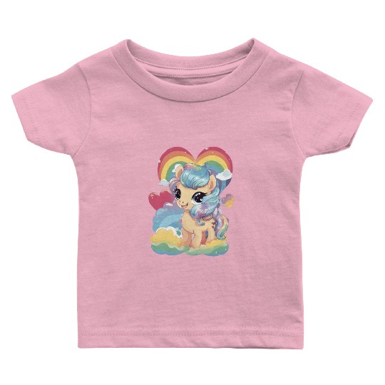 Forever Love Pony Baby T Shirts