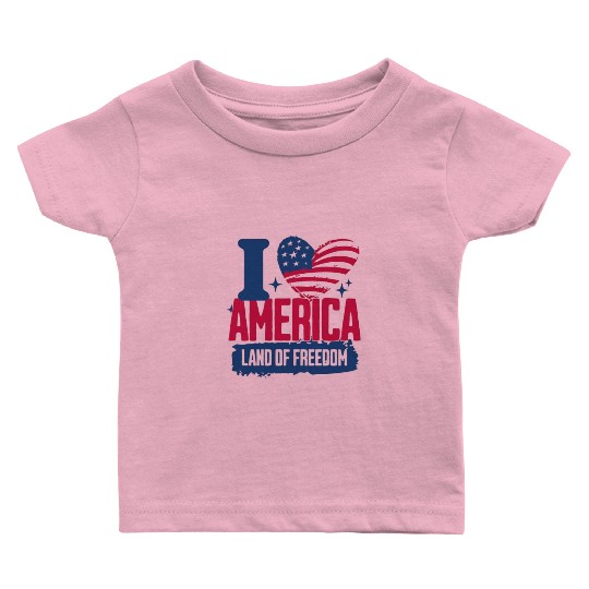 america freedom Baby T Shirts