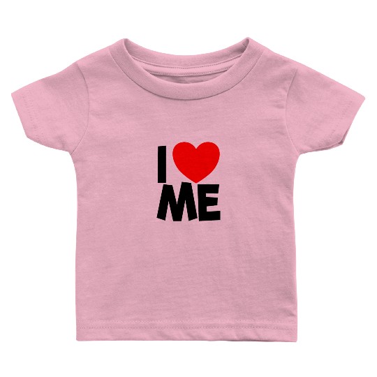 I Love Me Red Heart Self Love Affirmation Baby T Shirts