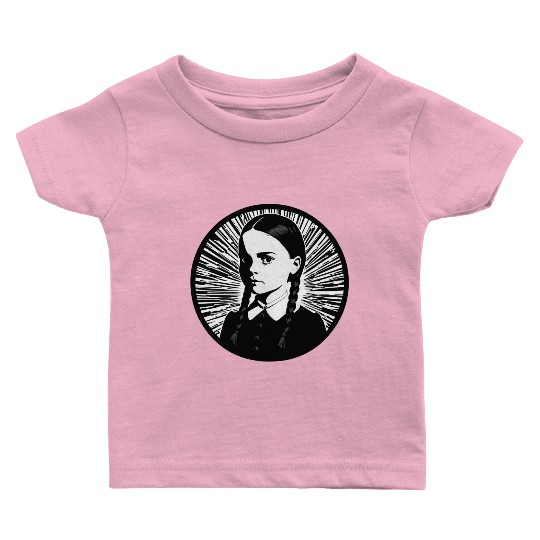 Wednesday Addams Baby T Shirts