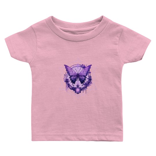 Enchanted Butterfly Witchcraft Fairycore Ethereal Baby T Shirts