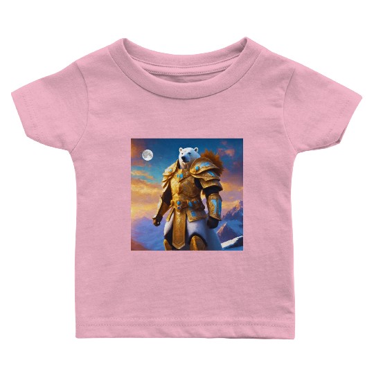 King Polar Bear Baby T Shirts