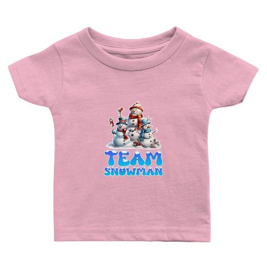 Snow Fever Team Snowman Snowmen Snow Baby T Shirts