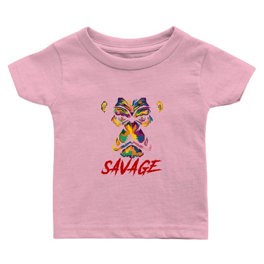 Savage Gorilla Baby T Shirts
