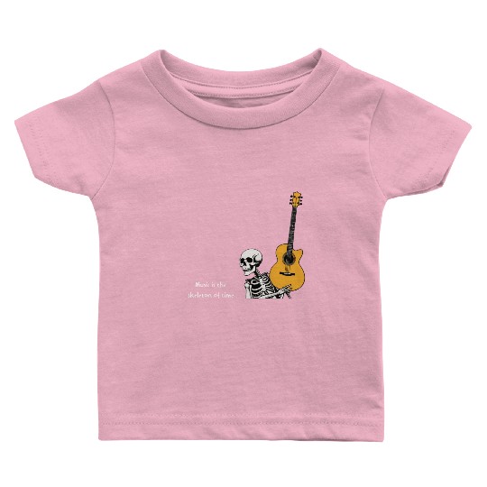 Music is the skeleton of time Baby T Shirts
