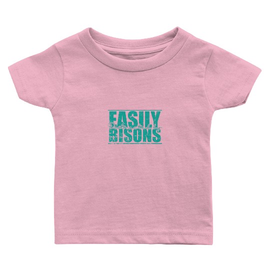 Easily Distracted by Bisons Animal Baby T Shirts