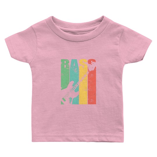 Bass Guitar Baby T Shirts