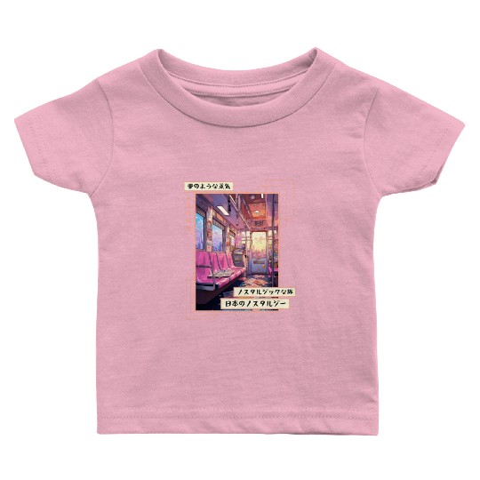Japanese Aesthetic Subway Streetwear Vaporwave Ret Baby T Shirts