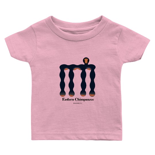 Bold monkey print "Chimpanzee" Baby T Shirts