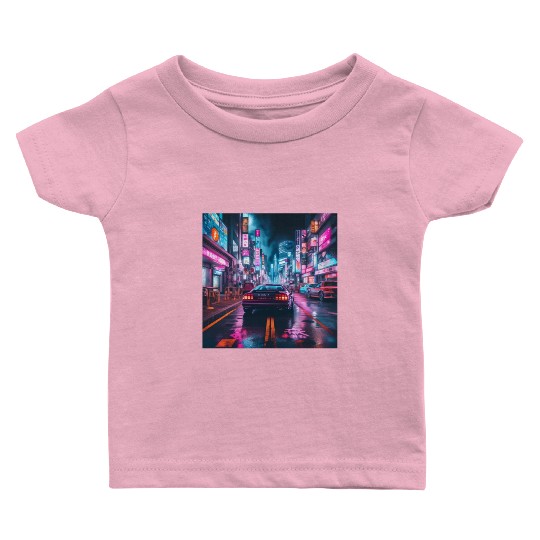 Vaporwave Tokyo Baby T Shirts