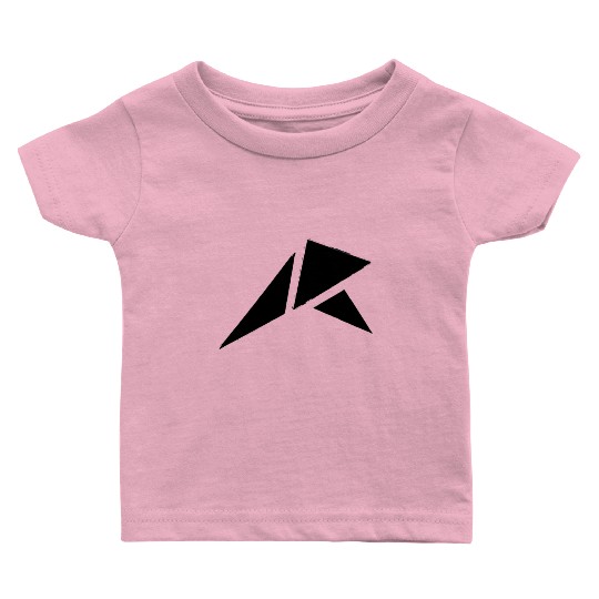 BLACK ABSTRACT DESIGN Baby T Shirts