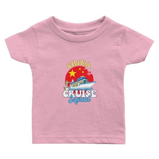 China Cruise Squad Family Vacation Trip Baby T Shirts