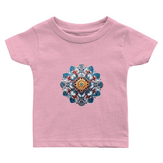 Circuit Mandala - Music production Baby T Shirts