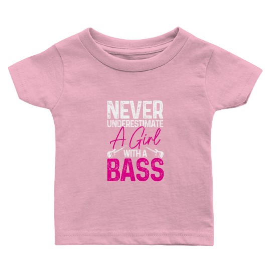Bass Guitar Player Bassist Funny Gift Baby T Shirts