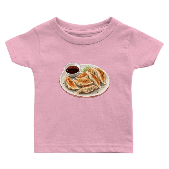 Japanese Pan Fried Dumpling Gyoza Baby T Shirts
