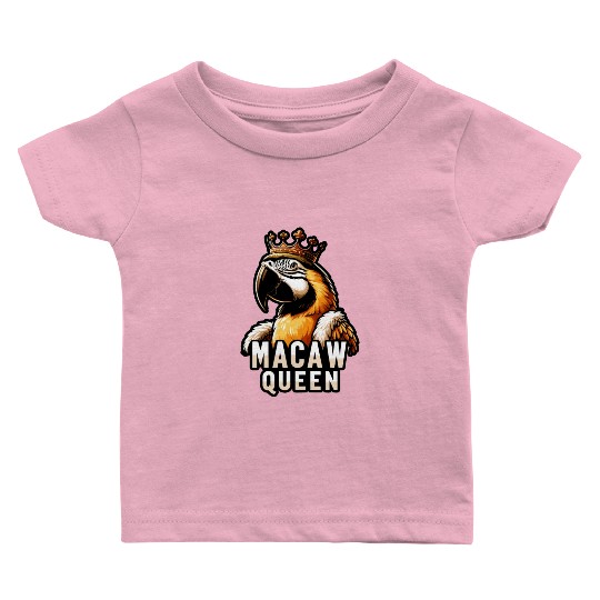Blue Gold Macaw Ornithologist Macaw Queen Baby T Shirts