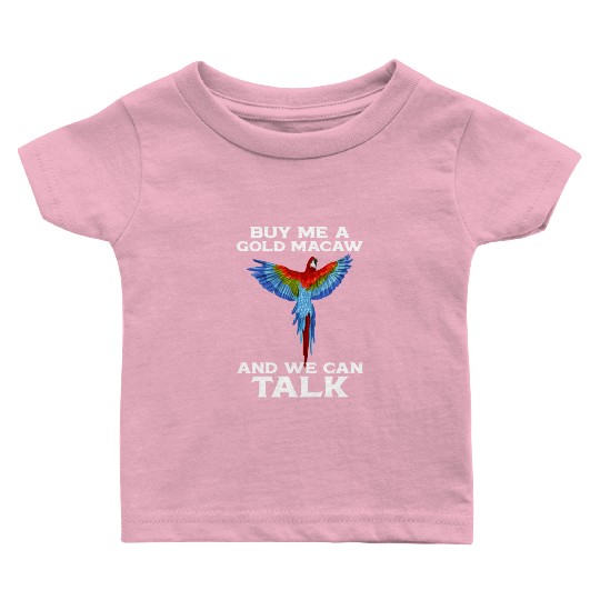 Blue Gold Macaw Ornithologist Enthusiast Gift Baby T Shirts
