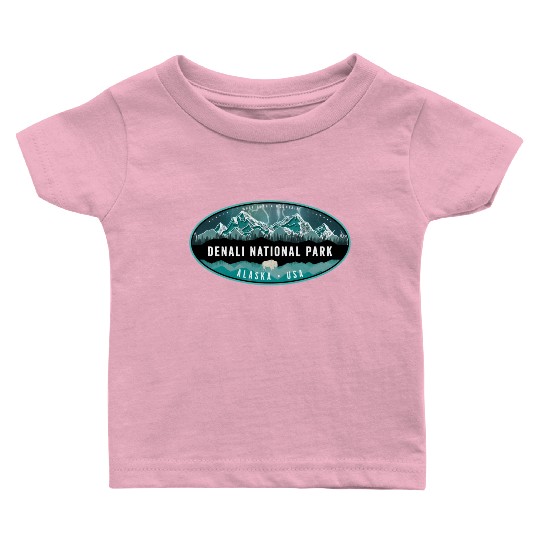 Denali National Park Alaska Hiking Camg Baby T Shirts