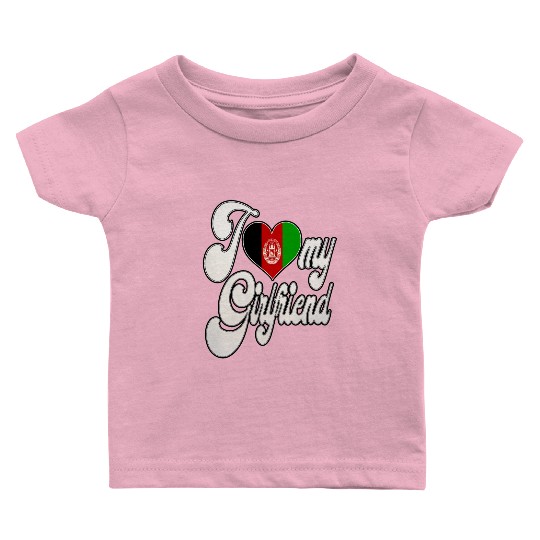 AfghanI Love My Afghanistan Girlfriend Baby T Shirts