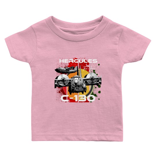 C-130 Hercules Military Aircraft Baby T Shirts