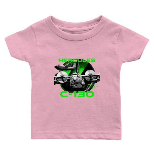 C-130 Hercules Military Aircraft Baby T Shirts