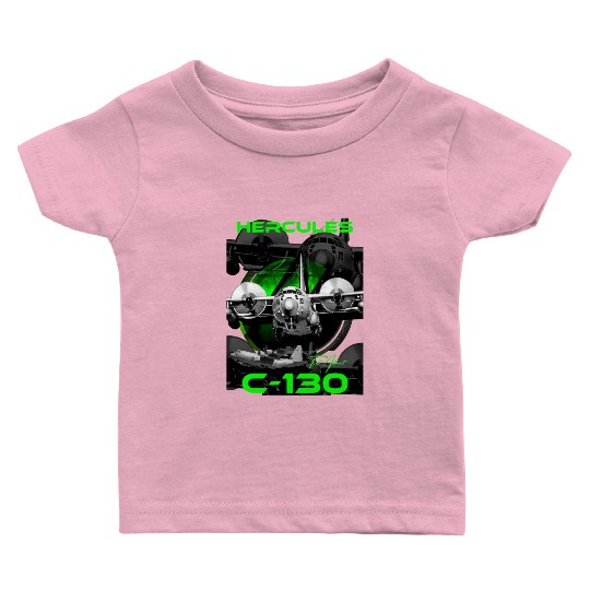 C-130 Hercules Military Aircraft Baby T Shirts